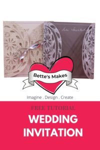 Wedding Invitation Using Your Cricut