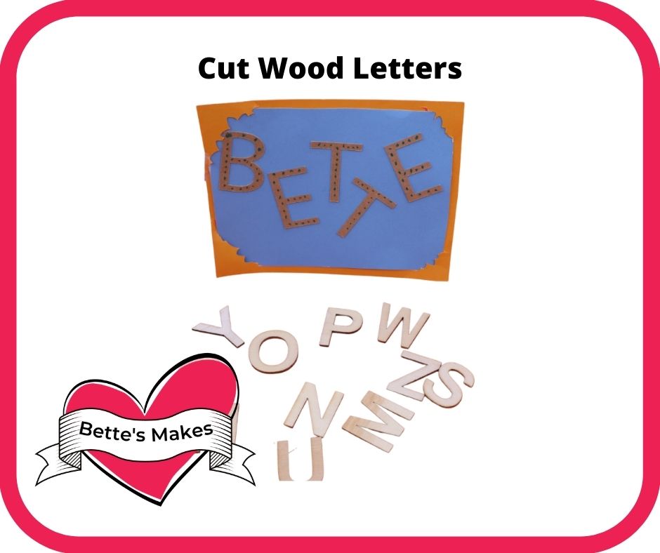 Cricut Craft: Cutting Wooden Letters on a Cricut