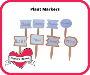 Cricut Craft: How to Make Plant Markers